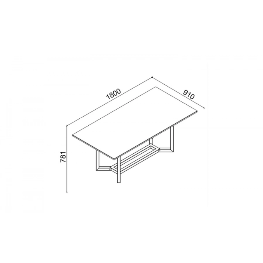 Metropol Sabit Yemek Masası
