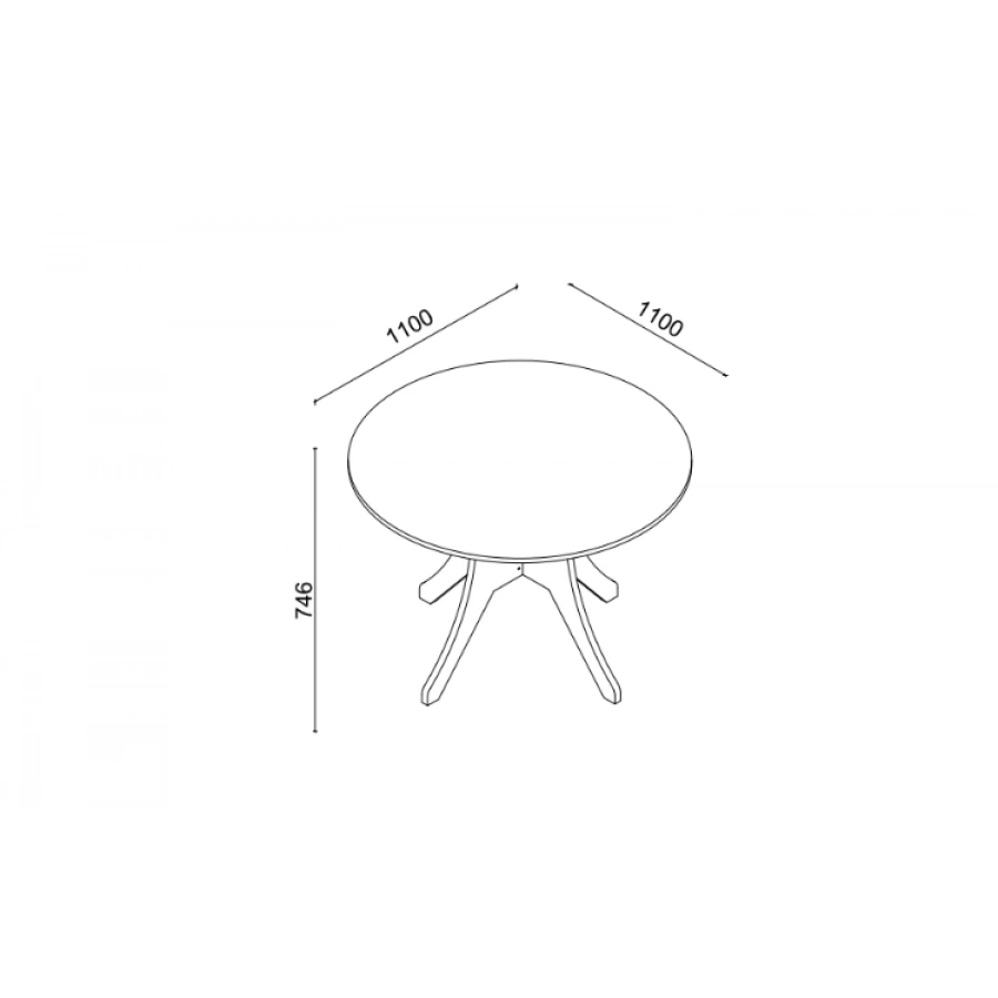 Monica Yuvarlak Masa