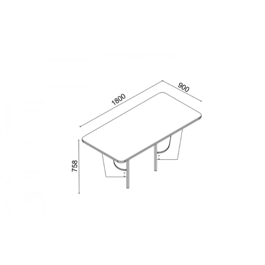 Oasis Sabit Yemek Masası