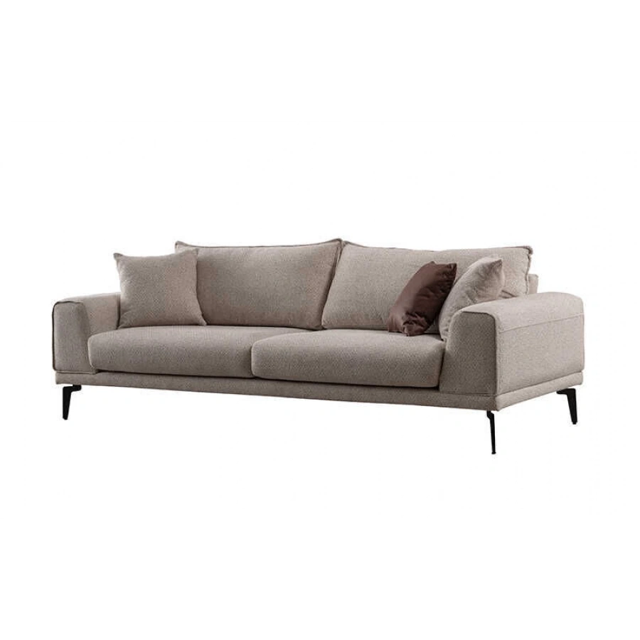 Raven 3lü Pars Krem Koltuk