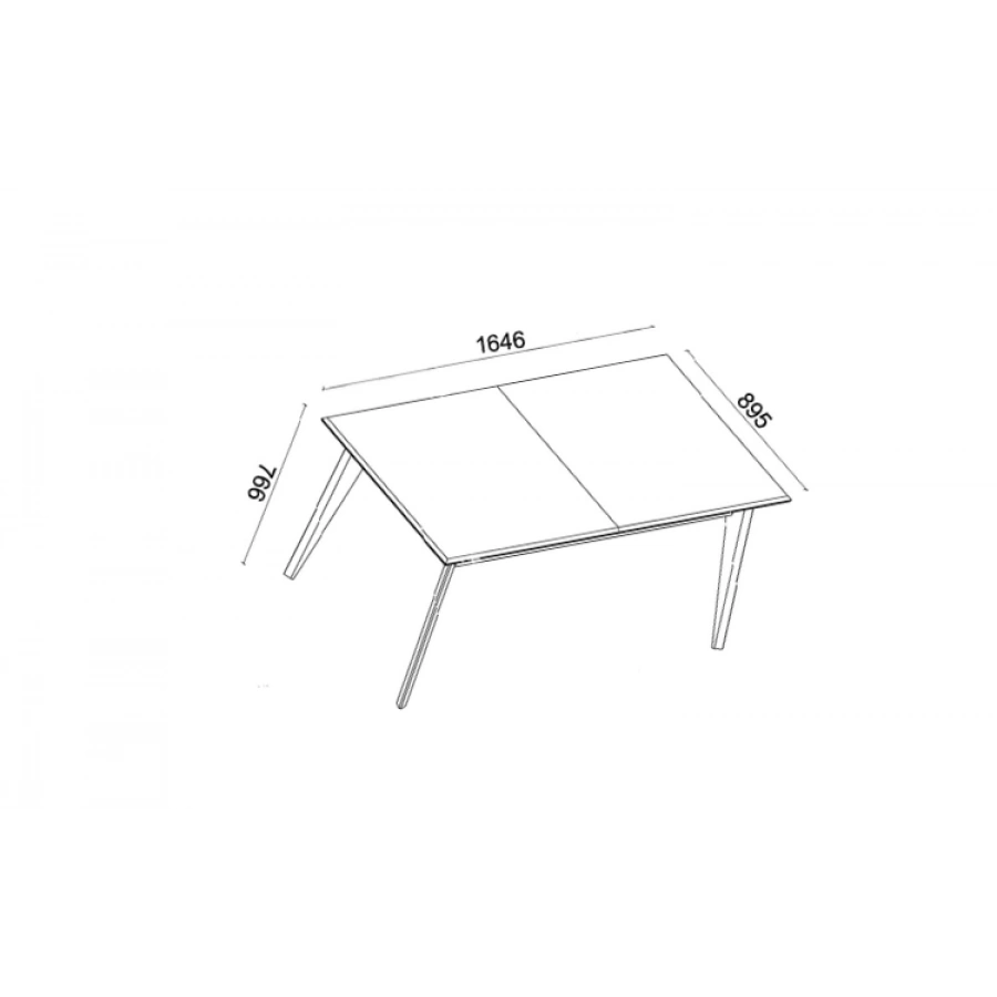 Sepia Açılır Yemek Masası