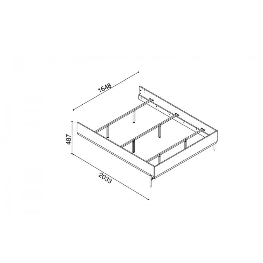Sepia Başlıksız Karyola 160x200