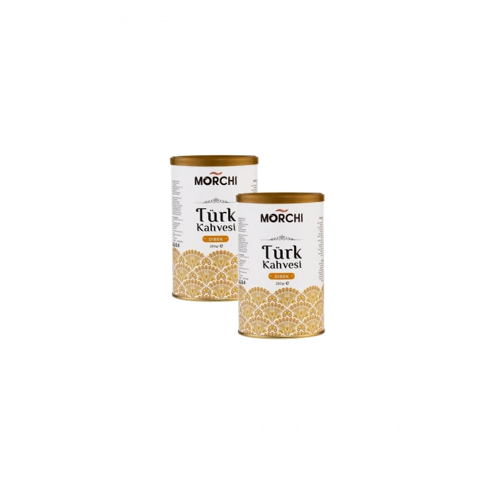 MORCHI DİBEK TURK KAHVESİ 250 GR TENEKE 2 ADET