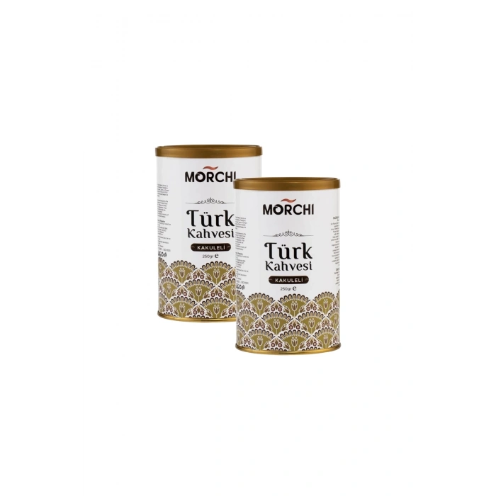 MORCHI KAKULELİ TURK KAHVESİ 250 GR TENEKE 2 ADET