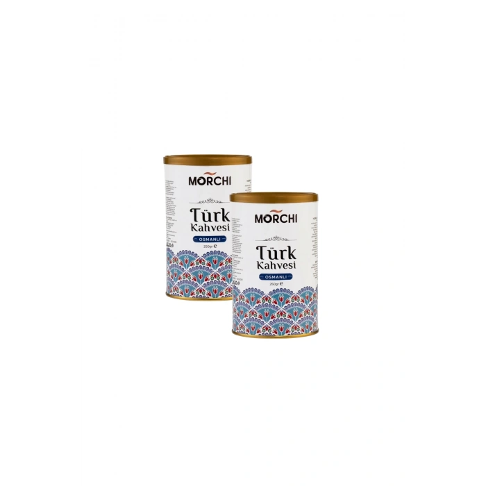 MORCHI OSMANLI TURK KAHVESİ 250 GR TENEKE 2 ADET