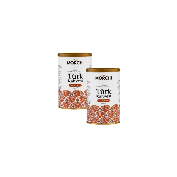 MORCHI TARÇINLI TURK KAHVESİ 250 GR TENEKE 2 ADET