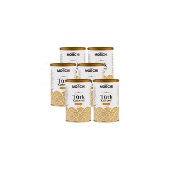 MORCHI DİBEK TURK KAHVESİ 250 GR TENEKE 6 ADET
