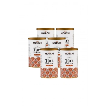 MORCHI TARÇINLI TURK KAHVESİ 250 GR TENEKE 6 ADET