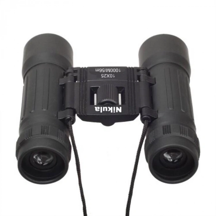 HEYF 10x25 Av Dürbünü 56m/1000m  Kauçuk Kaplama Siyah