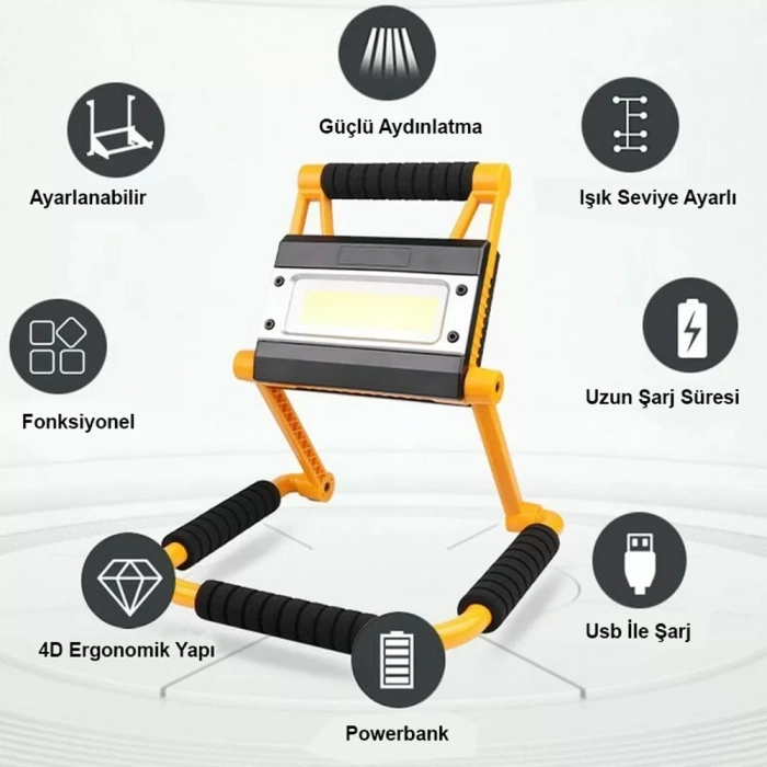 1300 Lümen Güçlü Aydınlatma  Wt-328