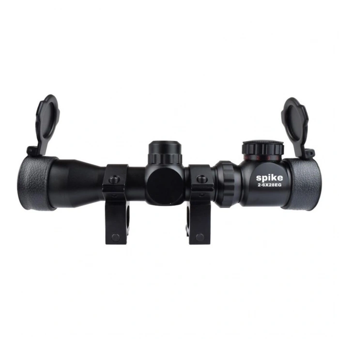 2-6x28 Zoomlu Av Tüfeği Dürbünü Hedef Çizgili Çift Işıklı