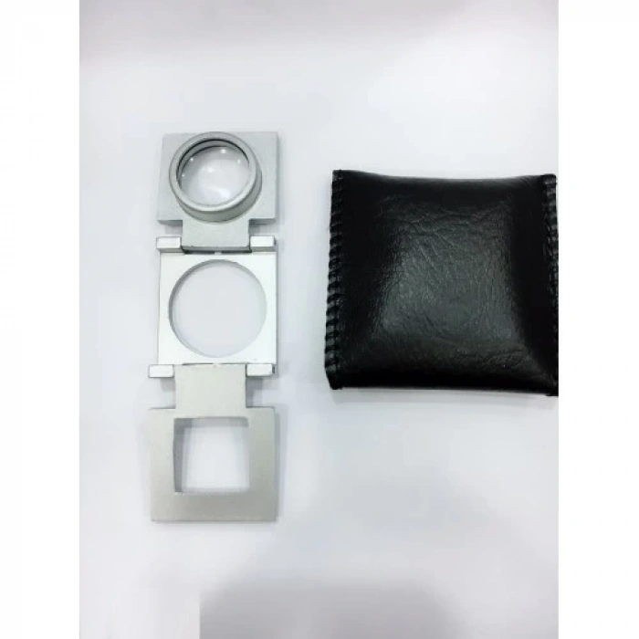 HEYF 20 Mm Büyüteç Lup Dokumacı Büyüteci Full Çelik Katlanabilir Th9007a