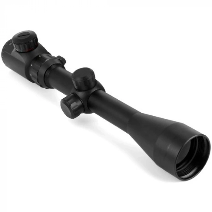 3-9x40 Zoomlu Çıft Işıklı Av Tüfeği Dürbünü Montaj Kelepçeli