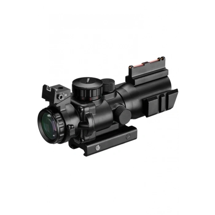 4x32 Kırmızı Işıklı Av Dürbünü 4x32 Nişangah