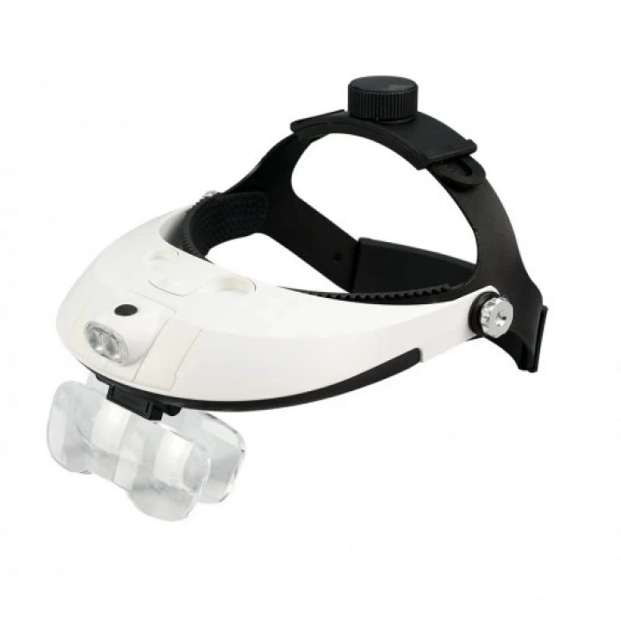 HEYF 5 Mercekli Çok Fonksiyonlu, Başlık Tip Işıklı Büyüteç 81001h