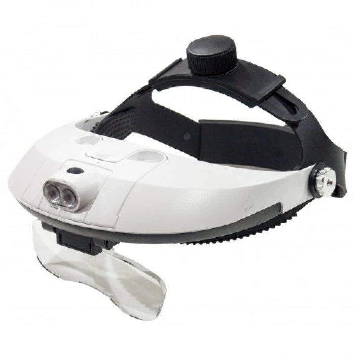 HEYF 5 Mercekli Çok Fonksiyonlu, Başlık Tip Işıklı Büyüteç 81001h