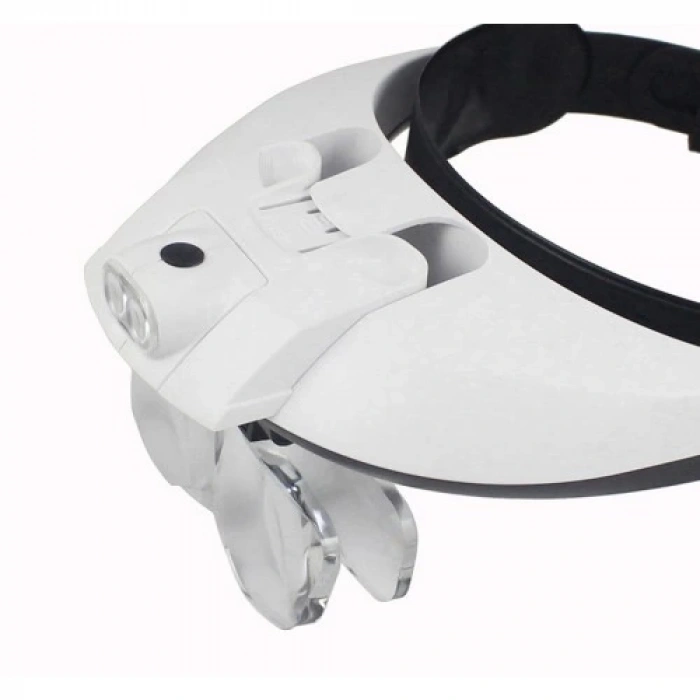 HEYF 5 Mercekli Çok Fonksiyonlu, Başlık Tip Işıklı Büyüteçmg81001g