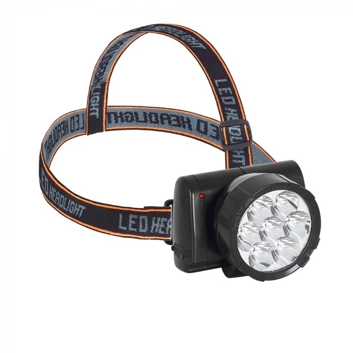 7 Ledli Şarjlı Baret Kafa Lambası Wt-701