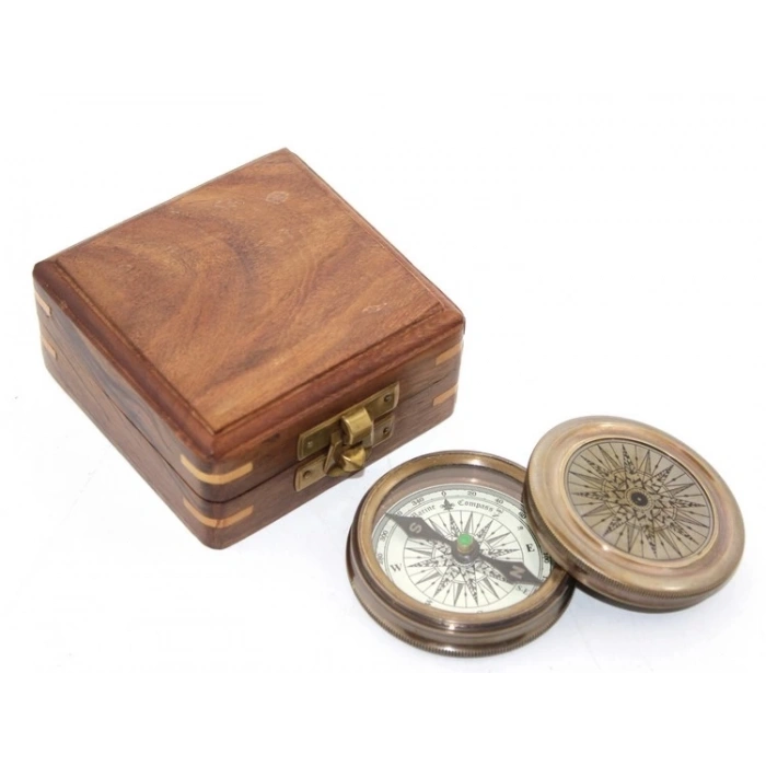 HEYF Ahşap Kutulu Pusula Ksk2127