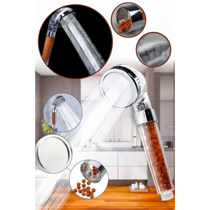 HEYF Boncuklu Su Tasarruflu Kireç Önleyici Duş Başlığı