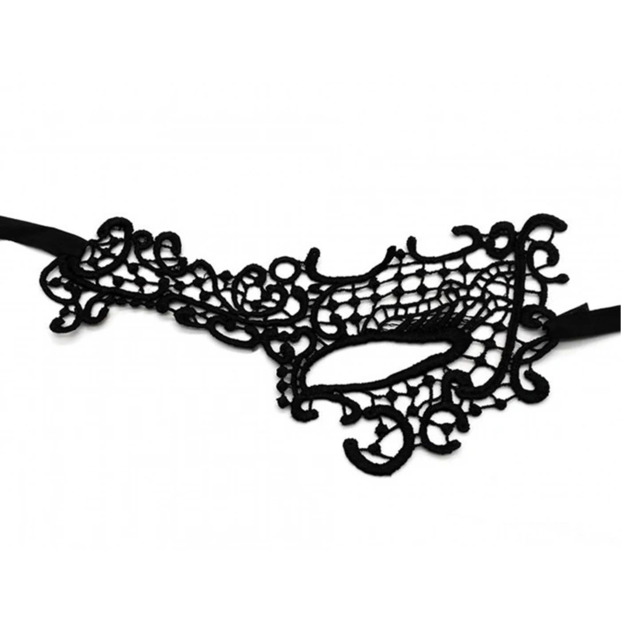 HEYF Dantel Tül Malzemeden İmal Sarı Renk Balo Parti Maskesi Venedik