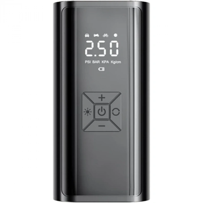 Dijital Ekranlı Şarjlı Taşınabilir Araç Hava Kompresörü