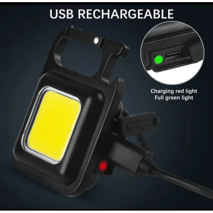 HEYF F.20a Mıknatıslı Kamp Feneri El Feneri 800 Lümen 30 Cob