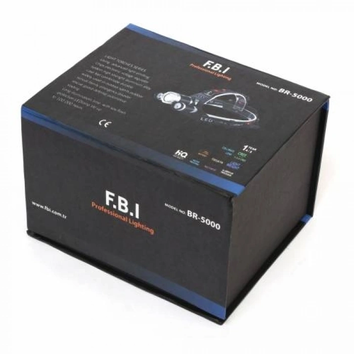 F.b.ı Br-5000 T6 5000 Lm 3xcree Xml-t6+2r5 Led Kafa Feneri