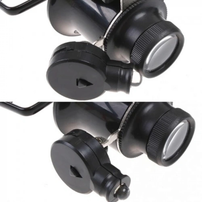 HEYF Gözlük Model Çıft Led Aydınlatma ,saat Onarımı Için Harika Büyüteç