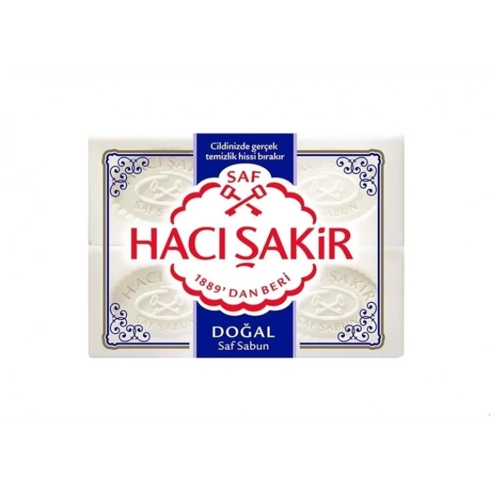 heyf Hacı Şakir 4lü Saf Katı Sabun 150x4 600gr.