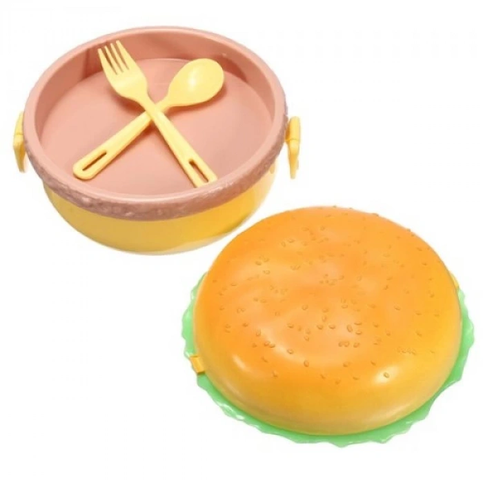 Hamburger Tasarımlı Beslenme Kabı