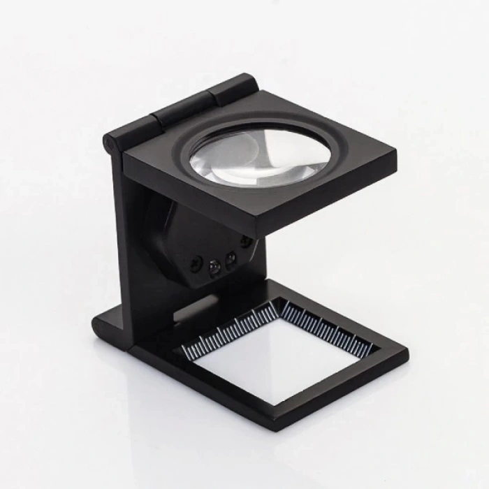 HEYF 25x25 Mm Full Çelik Kaplı Katlamalı Büyüteç Th9005b