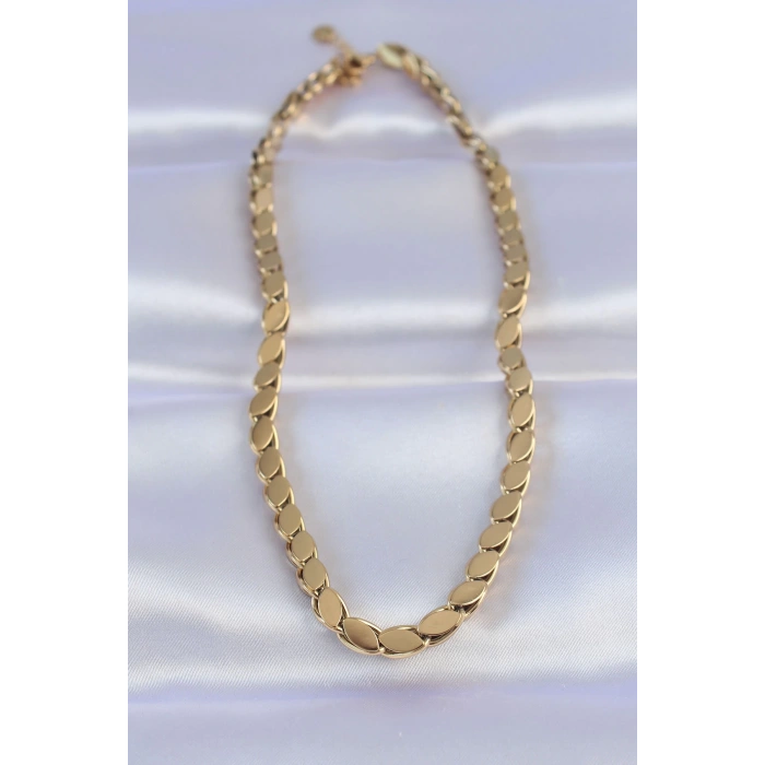 HEYF 316L Çelik Gold Renk Arpa Model Kolye