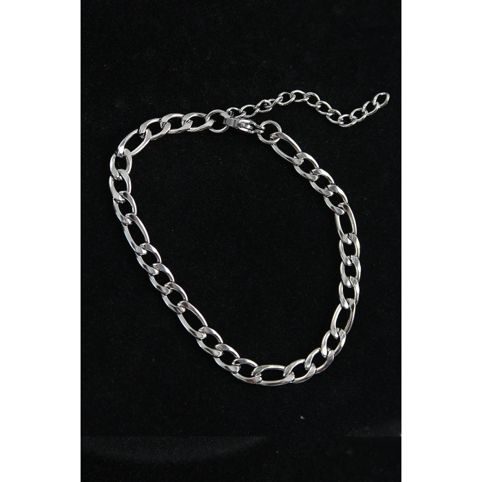 HEYF 316L Çelik Klasik Model Gümüş Renk Erkek Bileklik