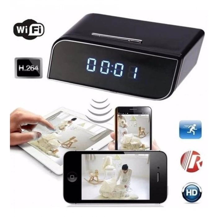 HEYF 4k Wifi Gizli Kamera Bebek Bakıcı Kamera 1080p Masa Üstü Sesli Kayıt