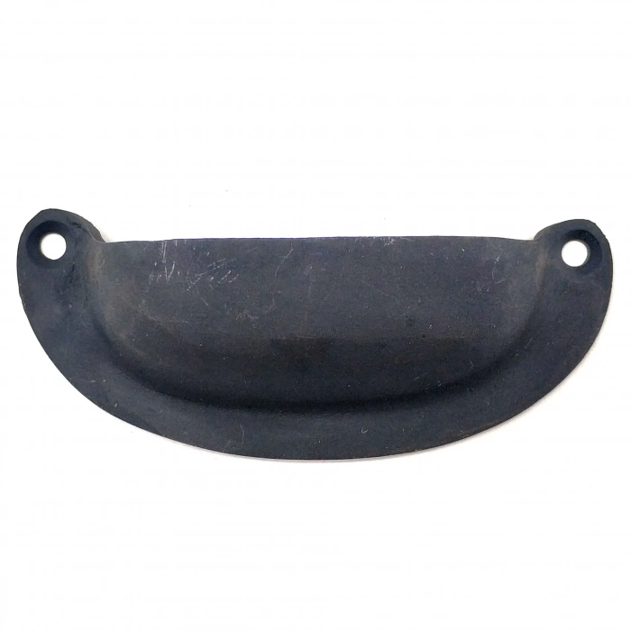 HEYF Antika Tarz Dekoratif Pirinç Düz Tas Mobilya Kulbu - 37x87 Mm, Oksit