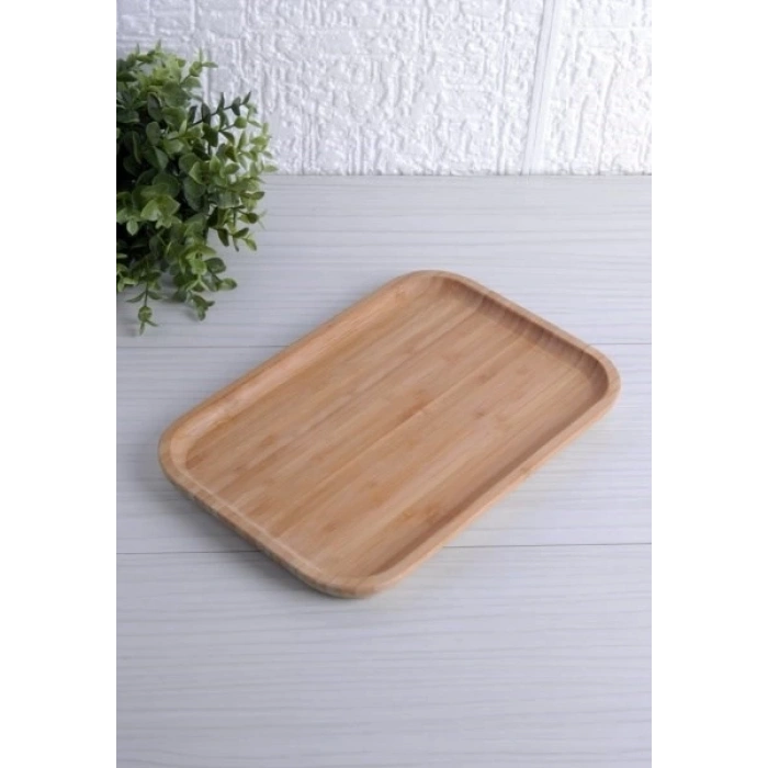 heyf Balsa Bambu Sunum Tabağı 30x20 cm