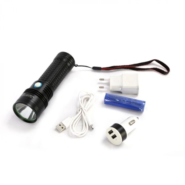 HEYF Baretta Tk92 2000 Lümen Amerikan L2 Led Profesyonel Şarjlı El Feneri