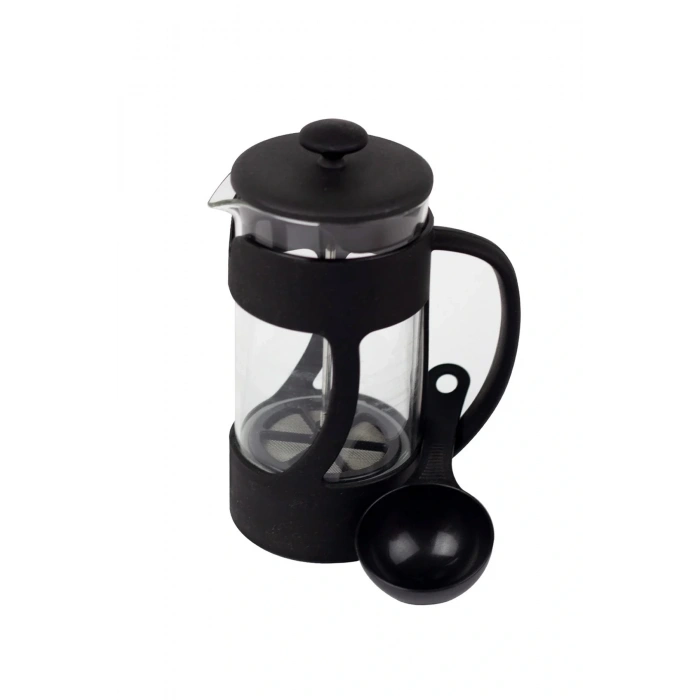 heyf French Press Bitki Çayı & Kahve Demliği 350 ml Ölçek Kaşıklı