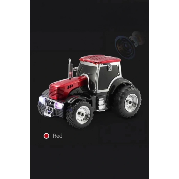 HEYF D42 Kırmızı Traktör Tasarım Usb/fm Radyo Bluetooth Hoparlör Speaker