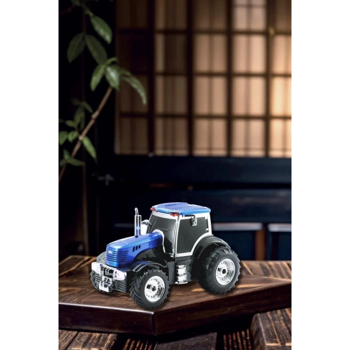 HEYF D42 Mavi Traktör Tasarım Usb/fm Radyo Bluetooth Hoparlör Speaker