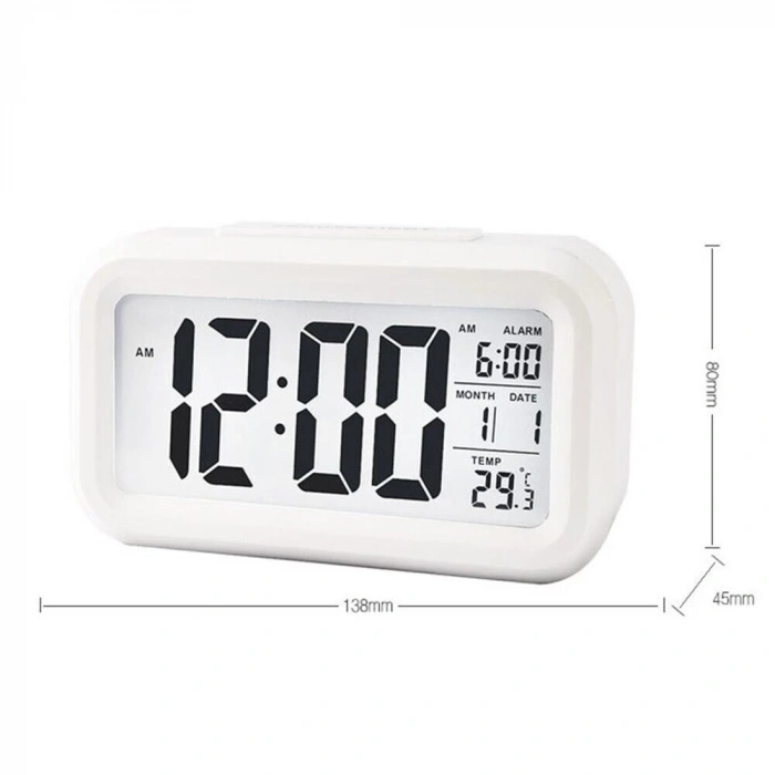 HEYF Dijital Alarmlı Masa Saati