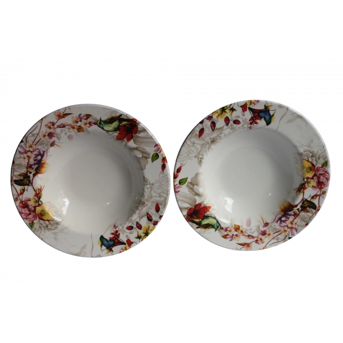 heyf Dijital Baskılı 2li Makarna Tabağı 26cm