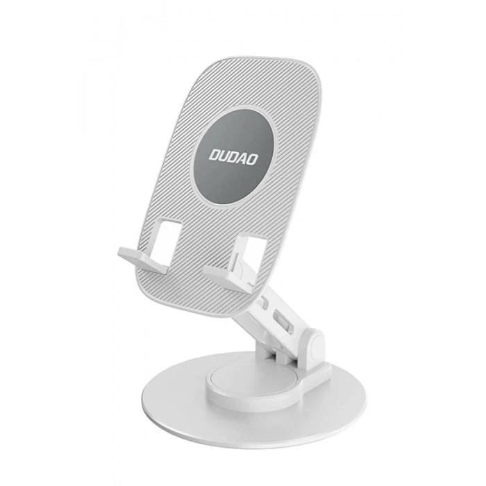 HEYF F17s  Masaüstü Telefon Tutucu Döner Tabanı Alüminyum Paslanmaz Çelik Katlanabilir