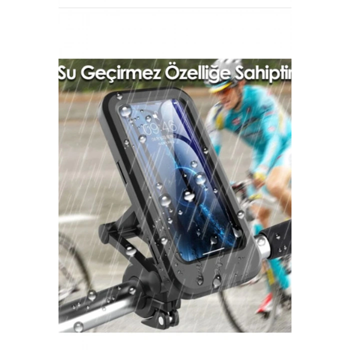 HEYF Gidon Bağlantılı Su Geçirmez Mıknatıslı Motorsiklet Telefon Tutucu