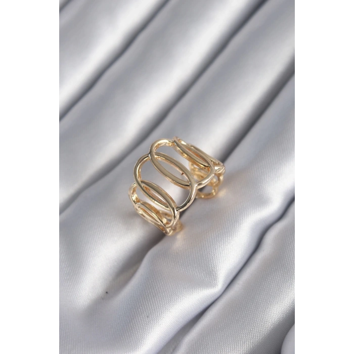 HEYF Gold Renk Ayarlanabilir Samanyolu Kadın Yüzük