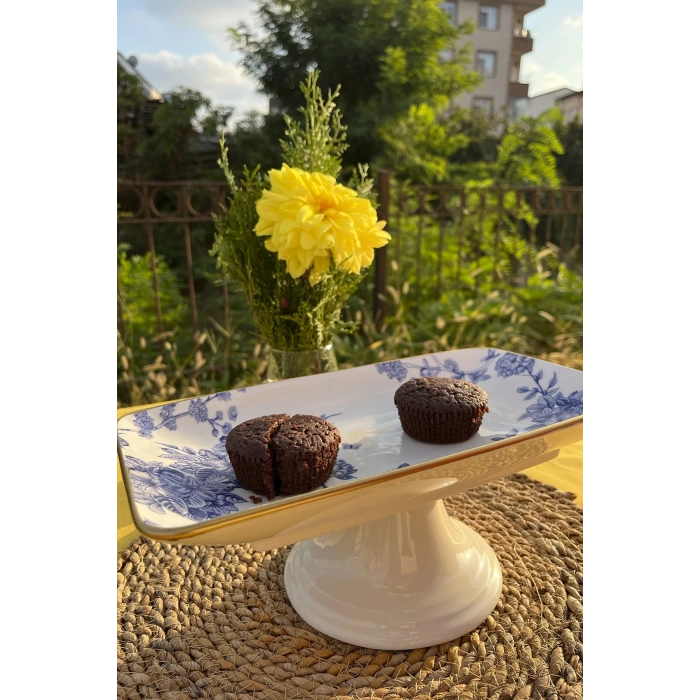 heyf Spring Time 28cm Ayaklı Çikolata Tabağı