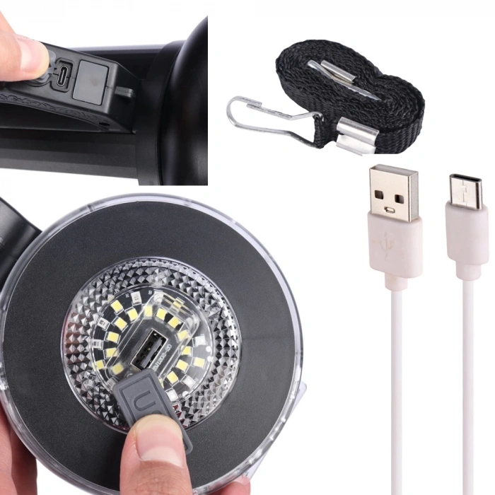 HEYF Gt Led Taşınabilir Güneş Solar Ledli Fener  Wt-415