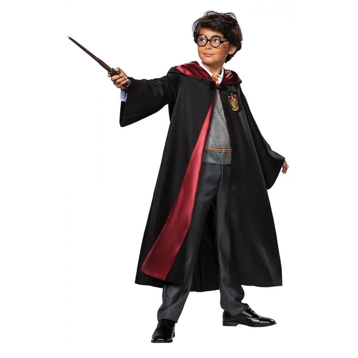 HEYF Harry Potter Gryffindor Cübbe Çocuk Boy - Harry Potter Kostümü 5-6 Yaş