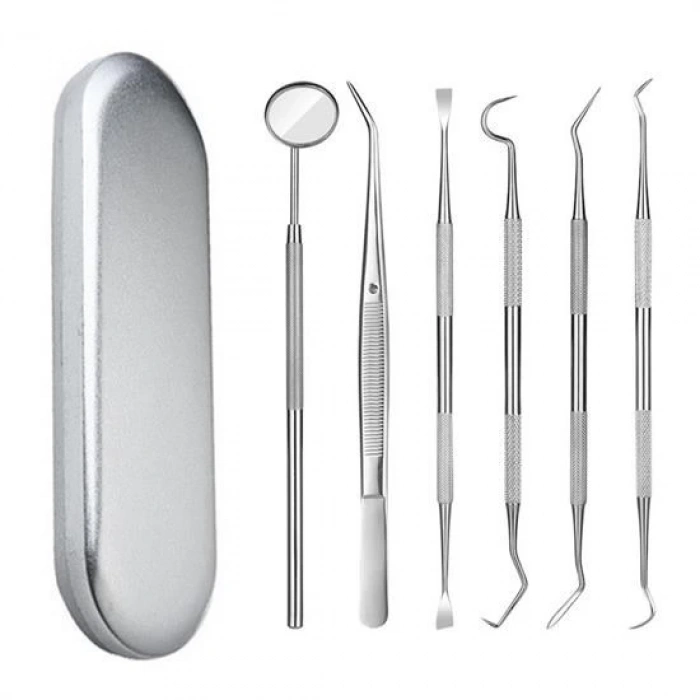 heyf HEYF® 6 Parça Kutulu Ağız Bakımı Diş Bakım Seti Ağız Hijyen Takımı